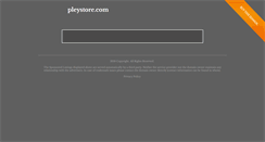 Desktop Screenshot of pleystore.com